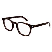 Saint Laurent Optisk Svart Solglasögon Modell 007 Brown, Unisex