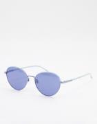 Moschino – Love – Pilotsolglasögon-Blå
