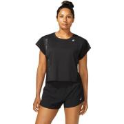 Asics Women's SMSB Run SS Top Performance Black/Graphite Gre