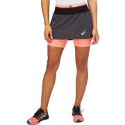 Asics Women's Fujitrail Skort Graphite Grey/Blazing 