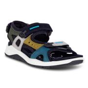 Ecco Kids' Ecco X-trinsic Flat Sandal MULTICOLOR FIR GREEN