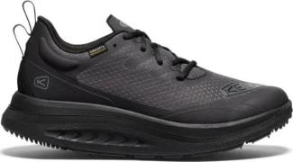 Keen Men's WK400 Waterproof Walking Shoe Black-Black