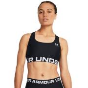 Under Armour Women's HeatGear® Armour Mid Branded Sports Bra Black