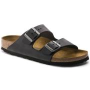 Birkenstock Unisex Arizona Oiled Leather Narrow Black