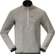 Men's Kamphaug Knitted Half Zip Chalk Sand