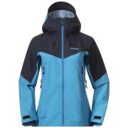 Bergans Women's Rabot Light 3L Shell Jacket Aqua Lagoon/Navy Blue