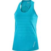 Salomon Women's Sense Aero Graphic Tank Top Tahitian Tide