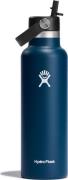 Hydro Flask Standard Mouth with Flex Straw Cap 621 ml Indigo