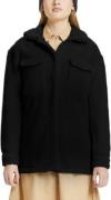 Knowledge Cotton Apparel Women's Betony Teddy Overshirt Black Jet