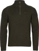 Pinewood Men's Värnamo T-Neck Sweater Dark Green Melange