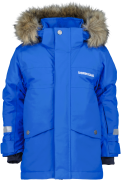 Didriksons Kids' Bjärven Parka 3 Caribbean Blue