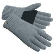 Pinewood Knitted Wool 5-Finger Gloves Storm Blue Melange