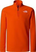 The North Face Juniors' Glacier 1/4 Zip Pullover TNF Orange