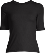 Casall Women's Rib Tee Black