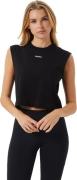 Björn Borg Women's Borg Cropped Tank Black Beauty