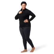 Smartwool Women's Classic Thermal Merino Base Layer 1/4 Zip Boxed Blac...