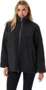 Björn Borg Women's Studio Pile Jacket Dark Anthracite Melange