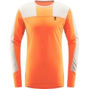 Haglöfs Natural Blend Tech Crew Neck Men Concrete/Flame Orange