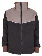 Lindberg Kids' Stormy Jacket Windfleece Grey/black