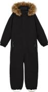 Color Kids Juniors' Coverall With Fake Fur Black