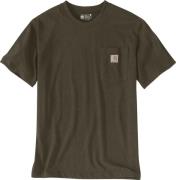 Carhartt Men's K87 Pocket Short Sleeve T-Shirt Burnished Logs Heather