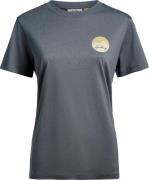 Lundhags Women's Järpen Printed T-Shirt Dark Sky Blue