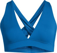 Casall Women's V-Neck Crossback Bikini Top Blue Teel