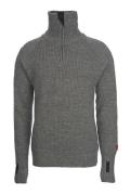 Ulvang Unisex Rav Sweater With Zip Grey Melange