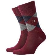 Burlington Strumpor Edinburgh Wool Sock Mörkröd Strl 40/46 Herr