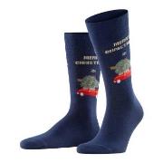 Burlington Strumpor X-mas Car Sock Marin Strl 40/46 Herr