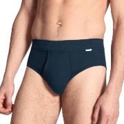 Calida Kalsonger Cotton 1 Herr Midi Gylf 23112 Marin bomull Small Herr
