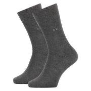 Calvin Klein Strumpor 2P Carter Casual Flat Knit Sock Mörkgrå Strl 39/...