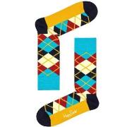 Happy socks Strumpor Argyle Crew Sock Blå bomull Strl 41/46