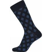 JBS Strumpor Patterned Cotton Socks Blåruta Strl 40/47 Herr