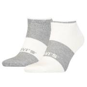 Levis Strumpor 2P Unisex Sustainable Low Cut Socks Vit/Grå Strl 39/42