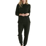 Damella Bamboo Frenchterry Suit Mörkgrön Bambu Small Dam