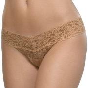 Hanky Panky Trosor 3P Low Rise Thong Brun nylon One Size Dam