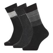 Calvin Klein Strumpor 3P Sawyer Crew Sock Svart/Grå Strl 40/46 Herr