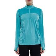 Salming Seamless Halfzip Women Turkos M/L Dam