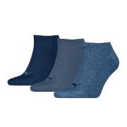 Puma Strumpor 3P Sneaker Socks Jeansblå Strl 39/42
