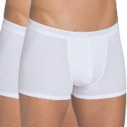 Sloggi Kalsonger 2P For Men Basic Short Vit bomull Small Herr