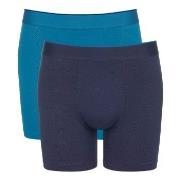 Sloggi Kalsonger 2P Men Ever Airy Short CP2 Marin/Blå bomull Small Her...