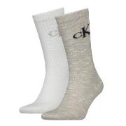 Calvin Klein Strumpor 2P Slub Men Sock Flerfärgad One Size Herr