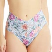 Hanky Panky Trosor 2P Signature Lace Print Retro Thong Blå Mönstrad ny...