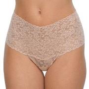 Hanky Panky Trosor Signature Lace Retro Thong Beige nylon One Size Dam