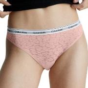 Calvin Klein Trosor Lace Thong Ljusrosa polyamid Small Dam