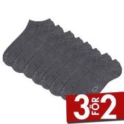 Pierre Robert Strumpor 8P Wool Low Cut Socks Grå Strl 37/40