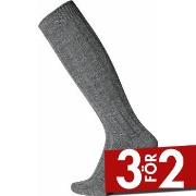 Egtved Strumpor Wool Kneehigh Sock Ljusgrå Strl 45/48 Herr