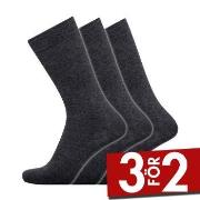 Dovre Strumpor 3P Bamboo Sock Mörkgrå Strl 45/48 Herr