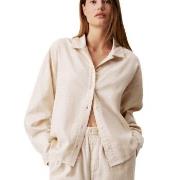 Calvin Klein LS Button Down Beige bomull Medium Dam